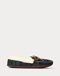 Yarmond Plaid Shearling-Lined Slipper