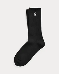 Embroidered Pony Crew Socks