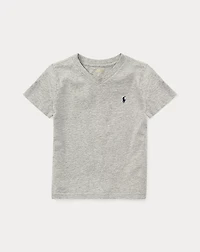 Cotton Jersey V-Neck Tee
