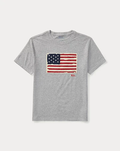 Flag Cotton Jersey Tee