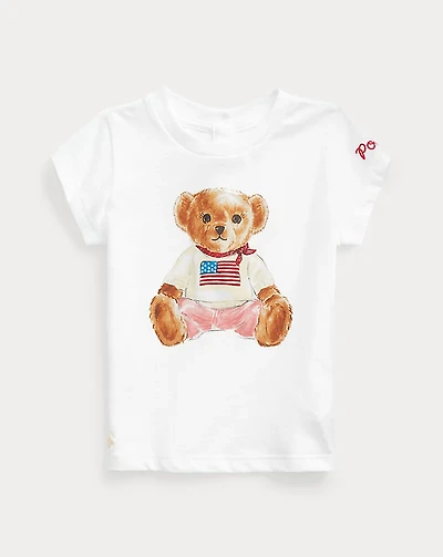 Polo Bear Cotton Jersey Tee