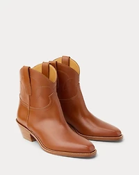 Jayme Burnished Calfskin Bootie
