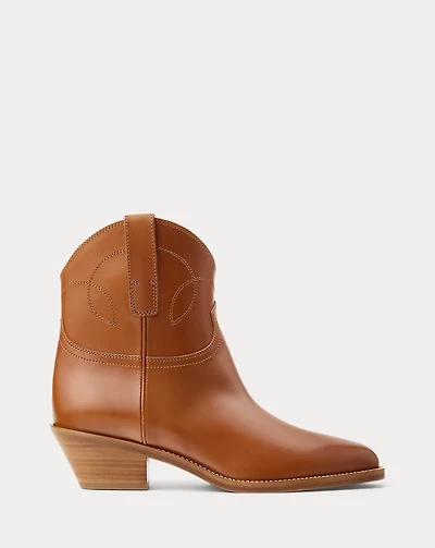 Jayme Burnished Calfskin Bootie