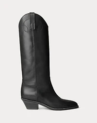 Jaelynne Burnished Calfskin Tall Boot