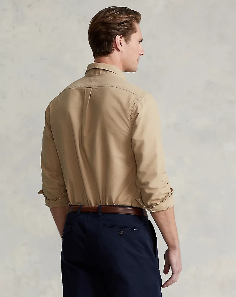 Classic Fit Garment-Dyed Oxford Shirt