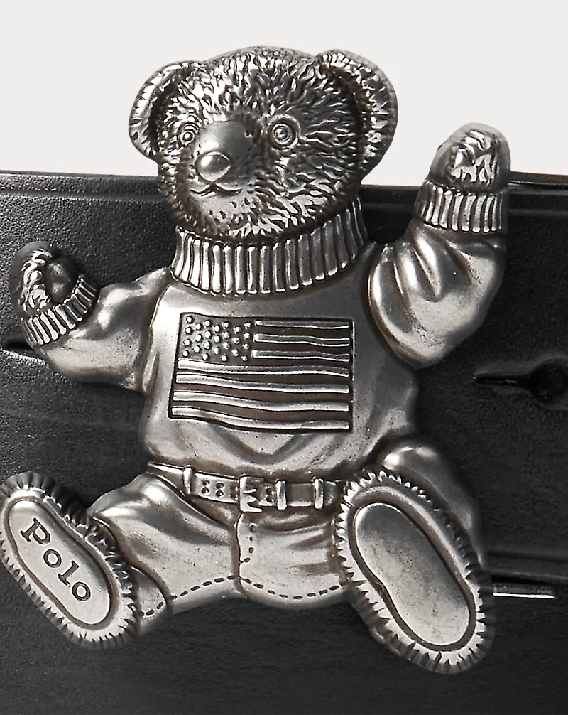 Polo Bear Leather Belt
