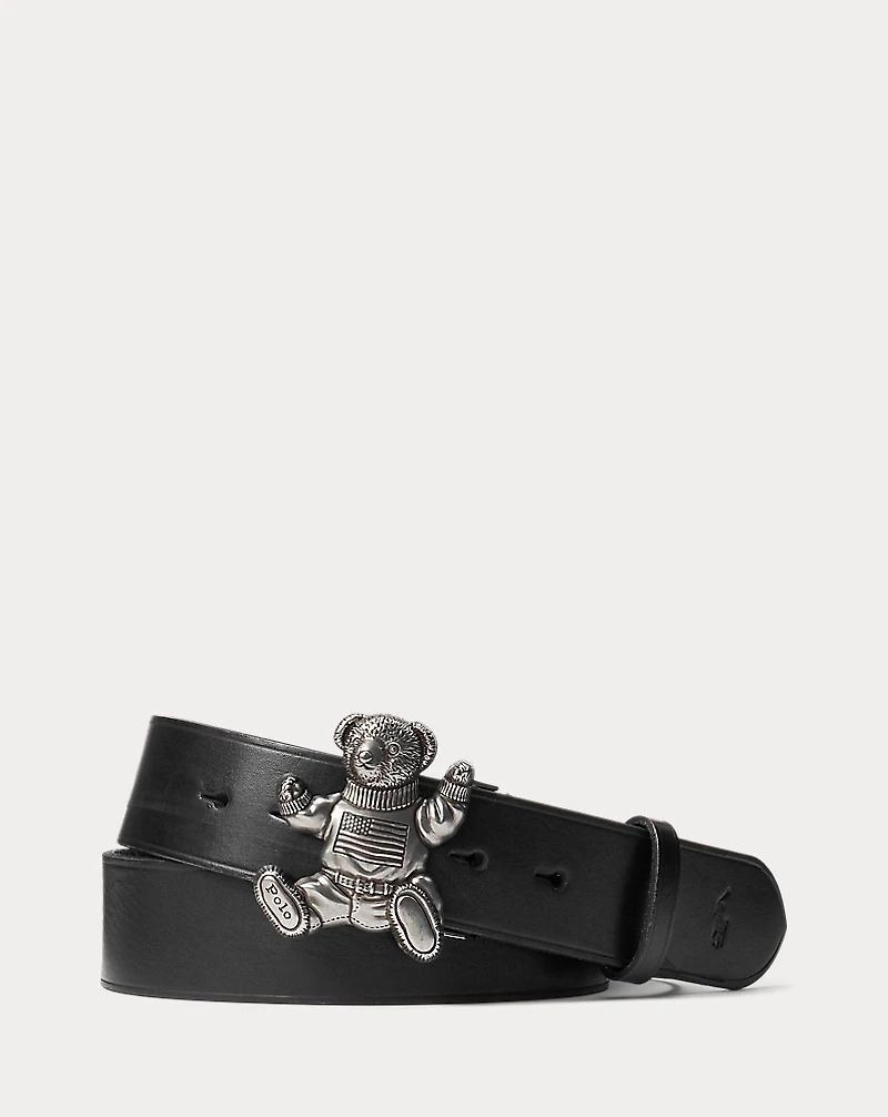 Polo Bear Leather Belt
