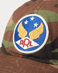 Winged-Logo Camo Ball Cap