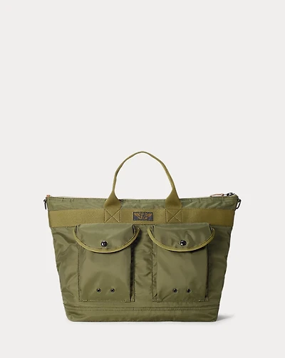 Nylon Utility Messenger Bag