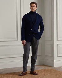 Double-Breasted Blazer Cardigan