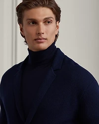 Double-Breasted Blazer Cardigan