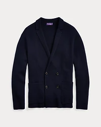 Double-Breasted Blazer Cardigan