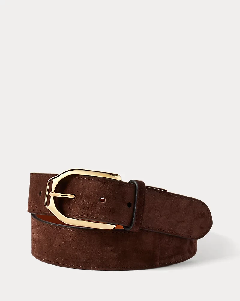 Welington Calf-Suede Belt