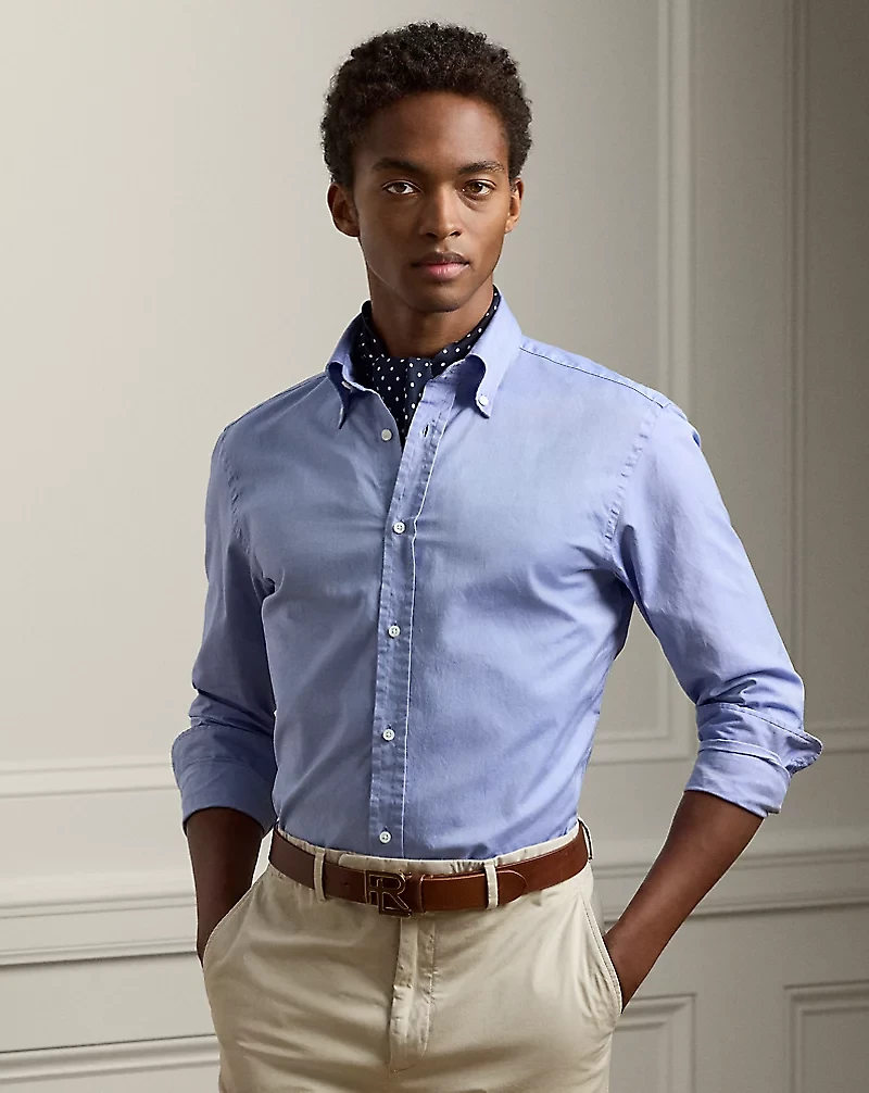 Washed Pinpoint Oxford Shirt