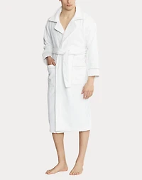 RL Pajama Piped Robe