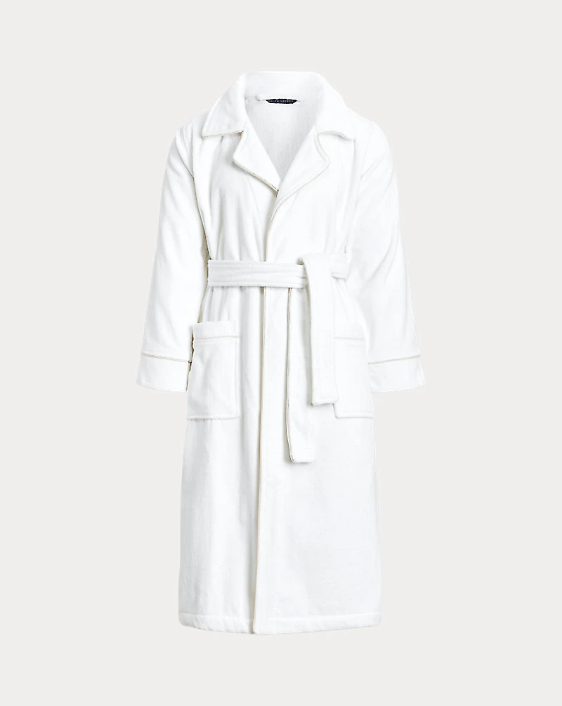 RL Pajama Piped Robe
