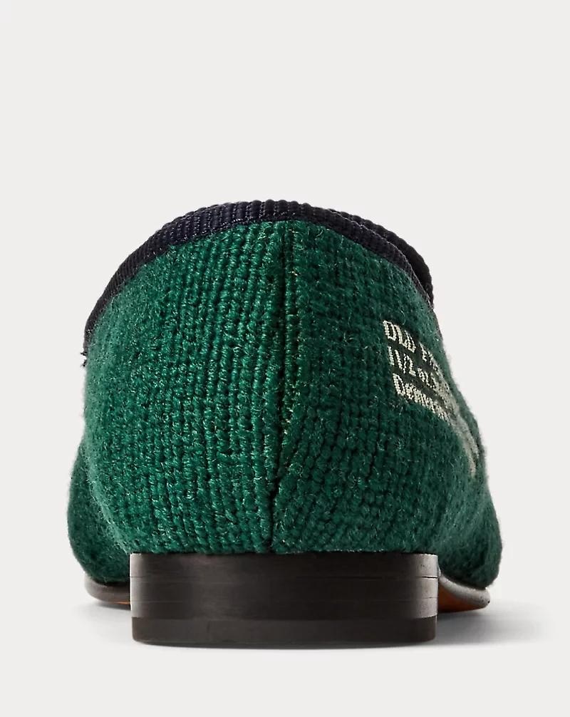 Paxton Polo Bar Needlepoint Slipper