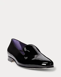 Alonzo Patent Calfskin Slipper