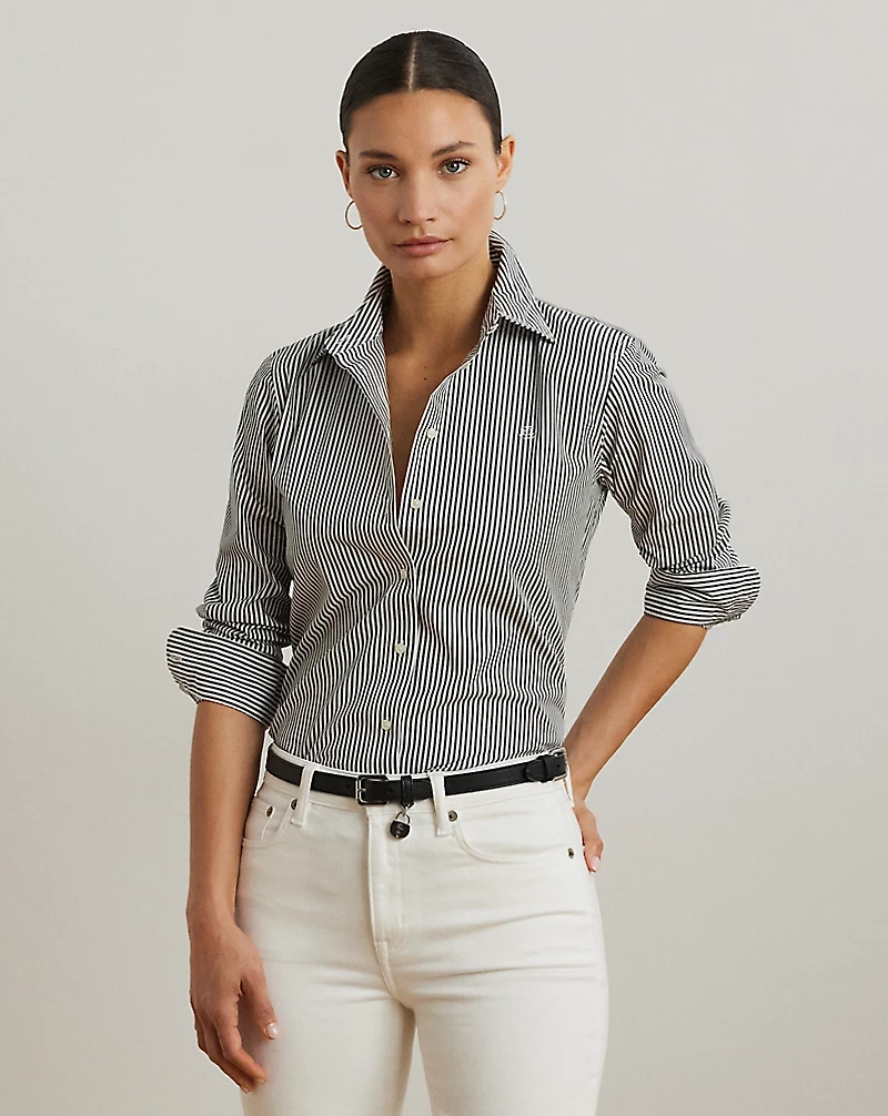 Striped Easy Care Cotton Shirt