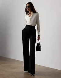 Cameron Straight Fit Charmeuse Shirt