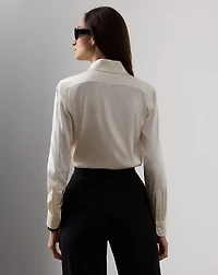 Cameron Straight Fit Charmeuse Shirt