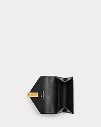 Polo ID Leather Fold-Over Card Case