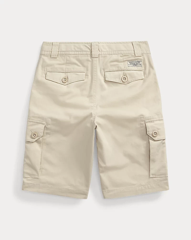 Stretch Twill Cargo Short
