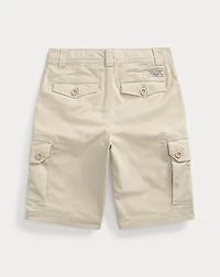 Stretch Twill Cargo Short