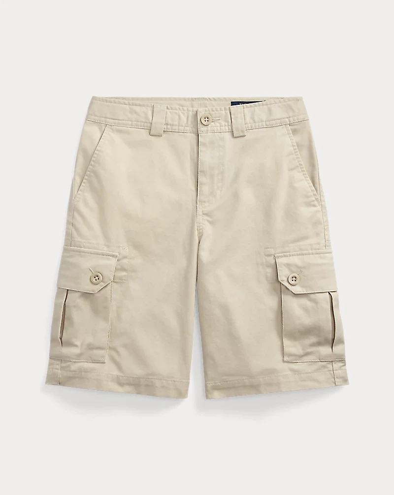 Stretch Twill Cargo Short