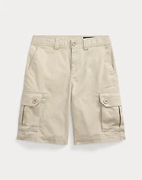 Stretch Twill Cargo Short