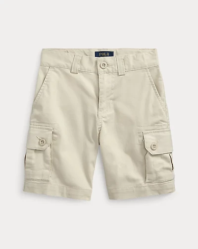 Stretch Twill Cargo Short
