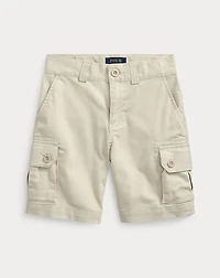 Stretch Twill Cargo Short