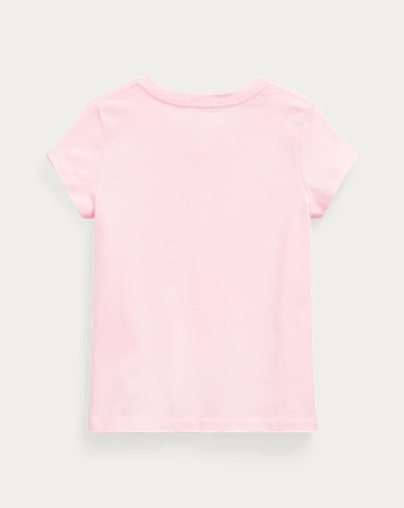 Cotton Jersey V-Neck Tee