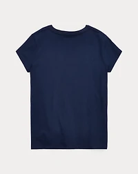 Cotton Jersey V-Neck Tee