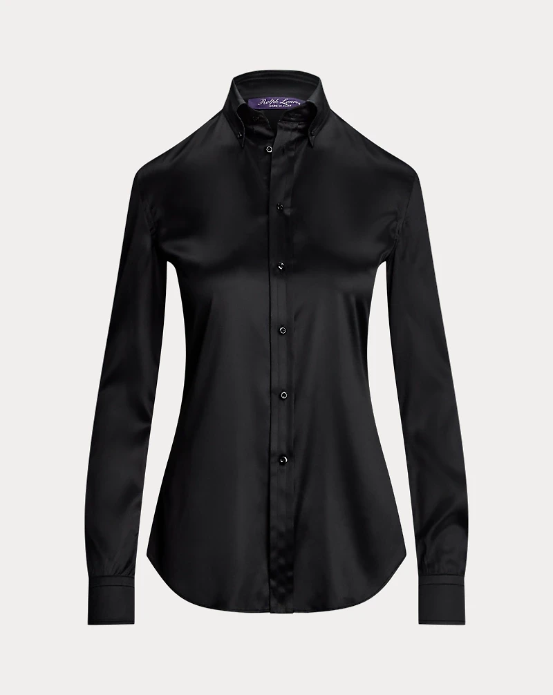 Cameron Straight Fit Charmeuse Shirt