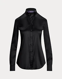 Cameron Straight Fit Charmeuse Shirt