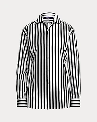 Capri Relaxed Fit Striped Cotton Shirt