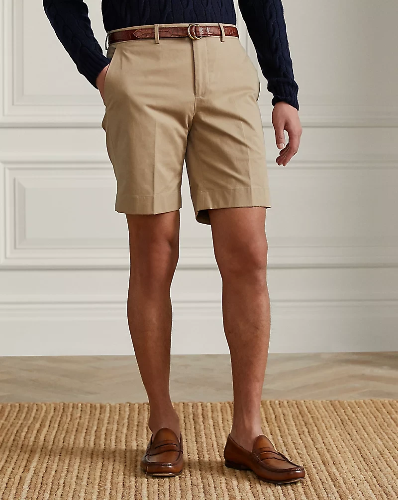 Straight Fit Stretch Chino Short