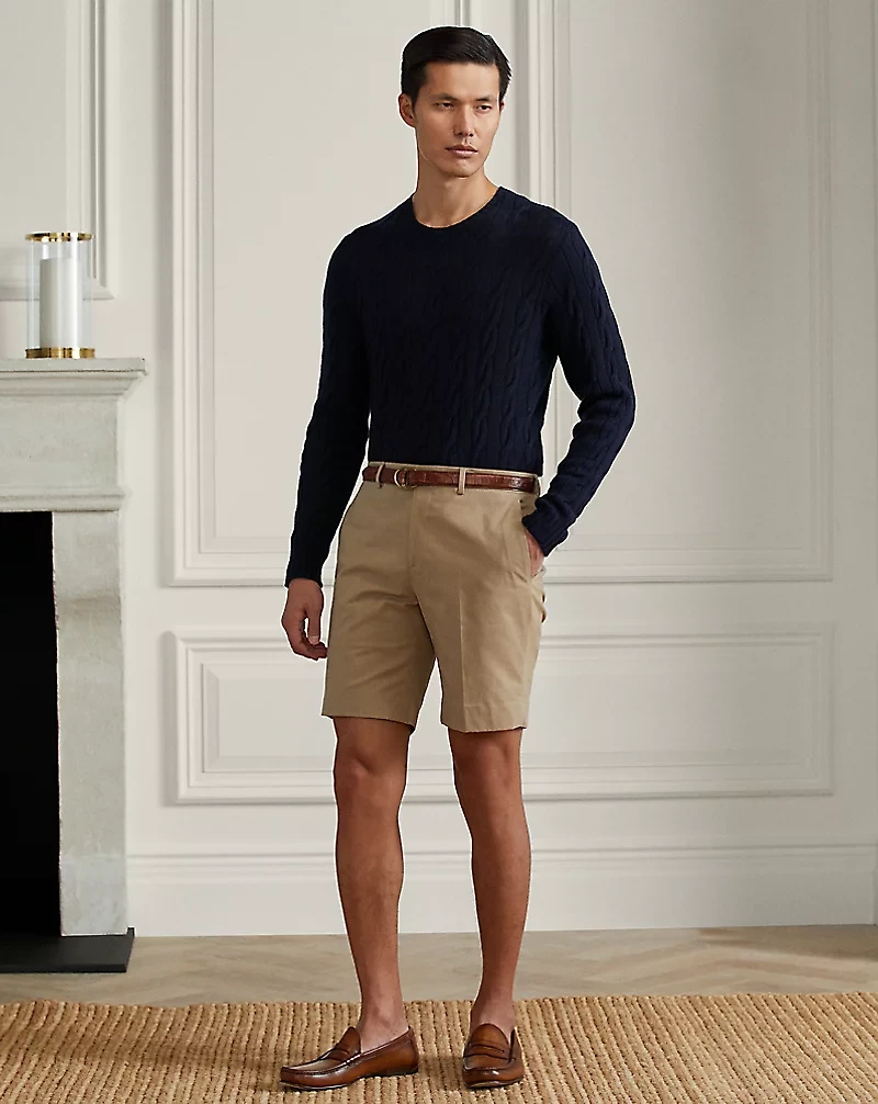 Straight Fit Stretch Chino Short