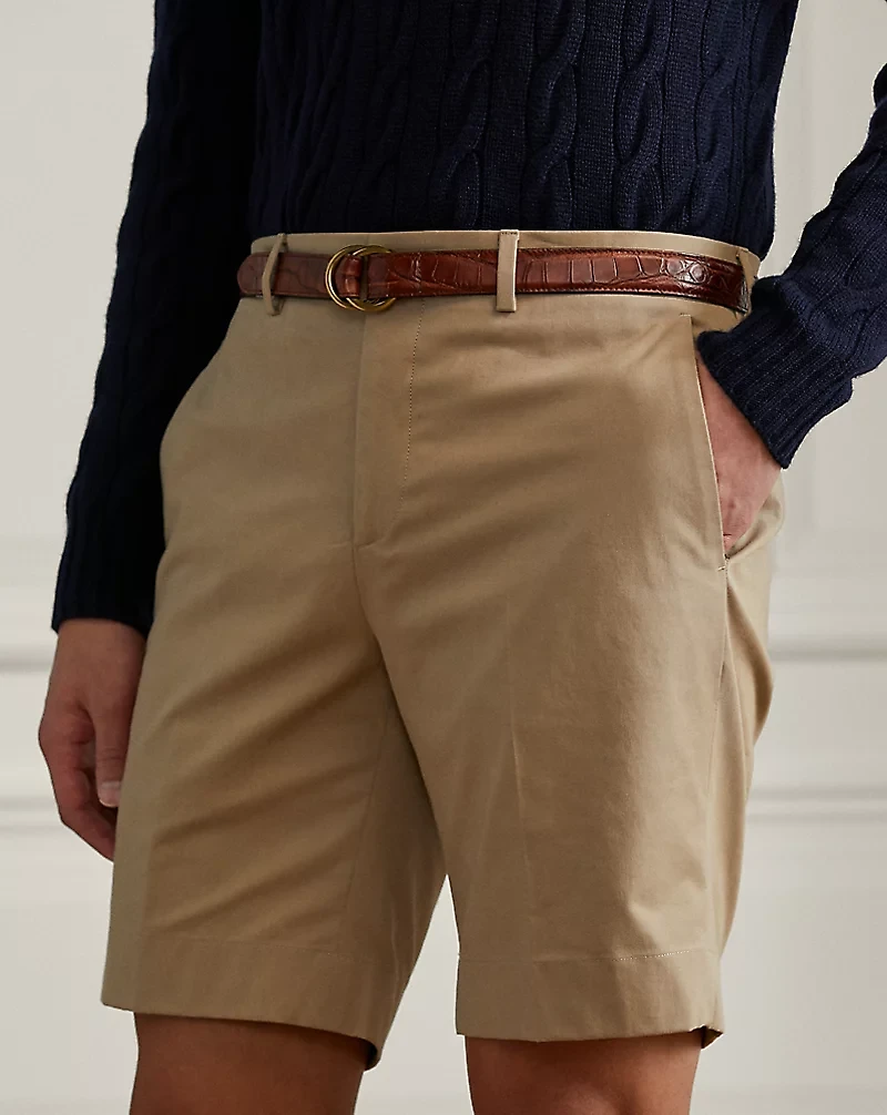 Straight Fit Stretch Chino Short