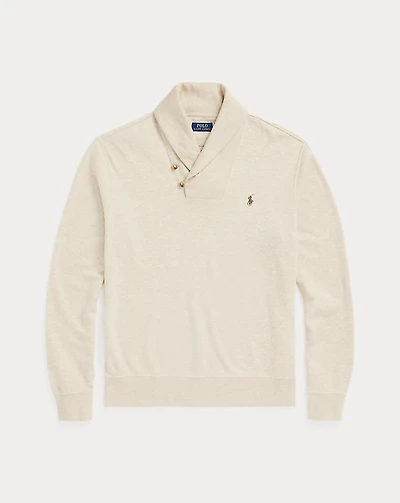Luxury Jersey Shawl-Collar Pullover