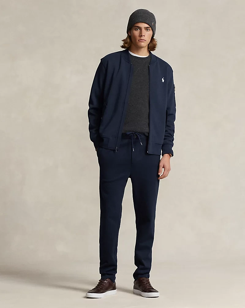 Double-Knit Bomber Jacket