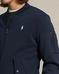 Double-Knit Bomber Jacket