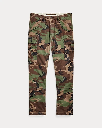 Classic Fit Camo Canvas Cargo Pant