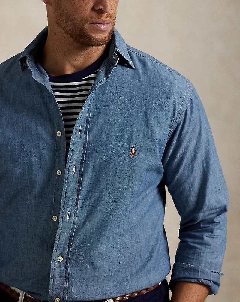 Indigo Chambray Shirt