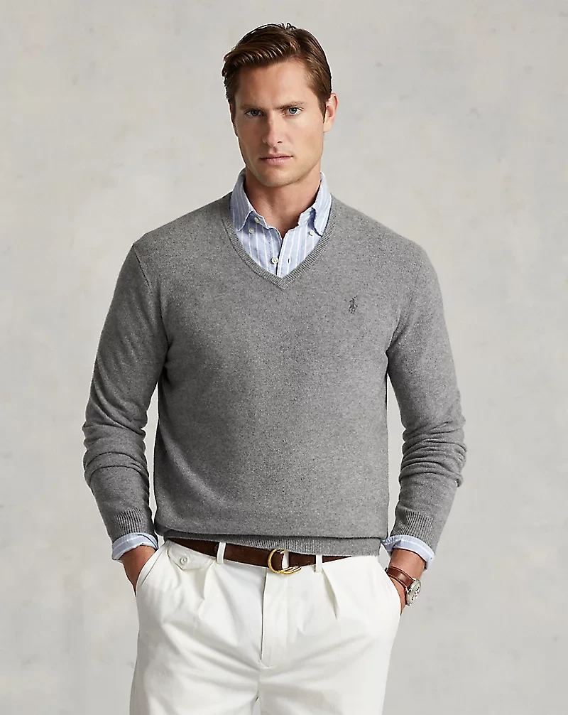 Wool V-Neck Sweater