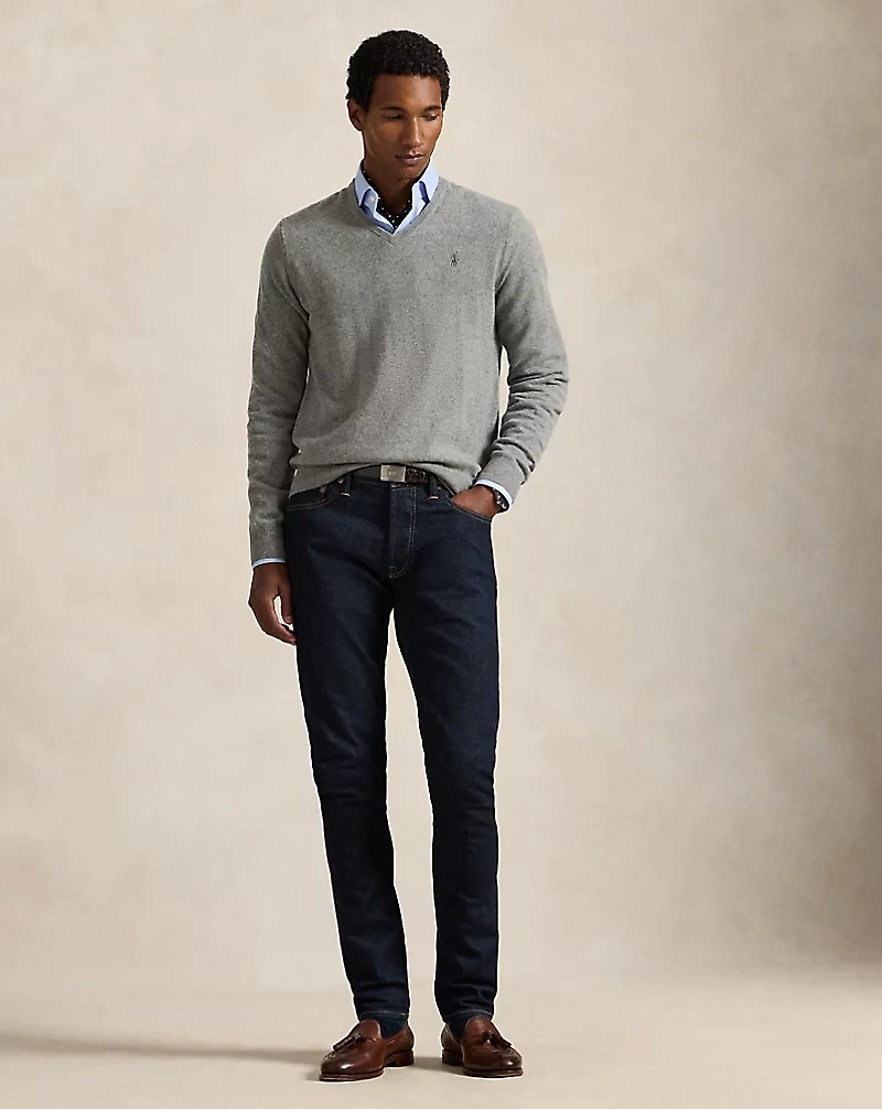 Wool V-Neck Sweater
