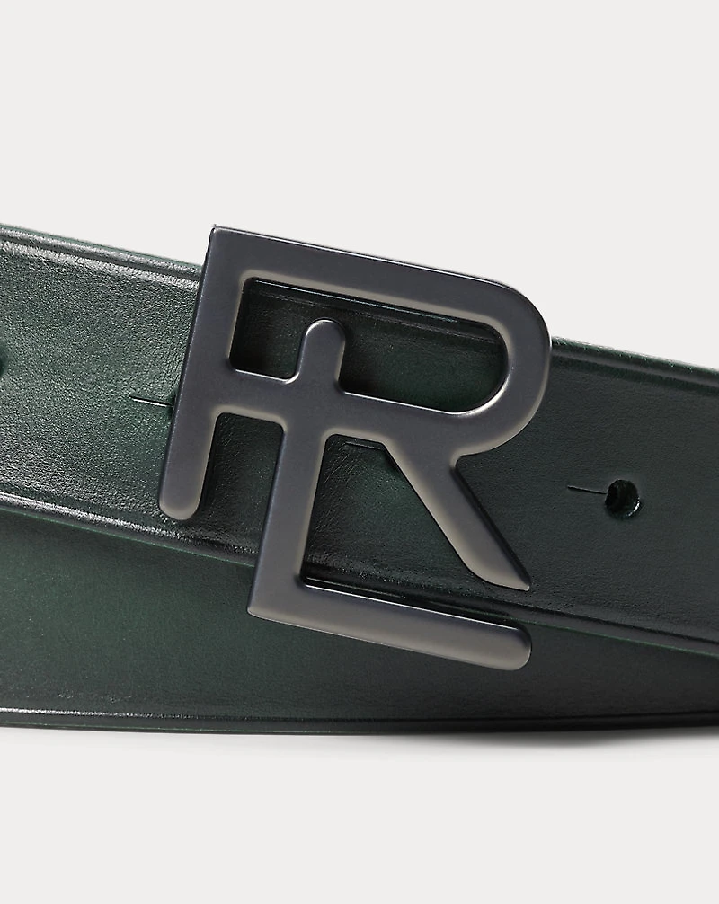RL-Buckle Leather Belt