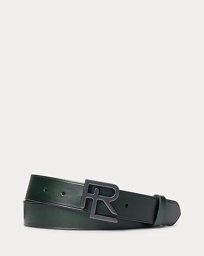 RL-Buckle Leather Belt