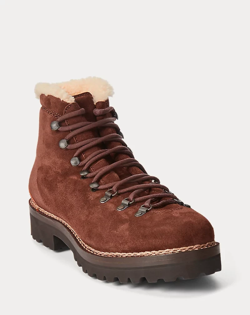 Darrow Shearling-Lined Calf-Suede Boot